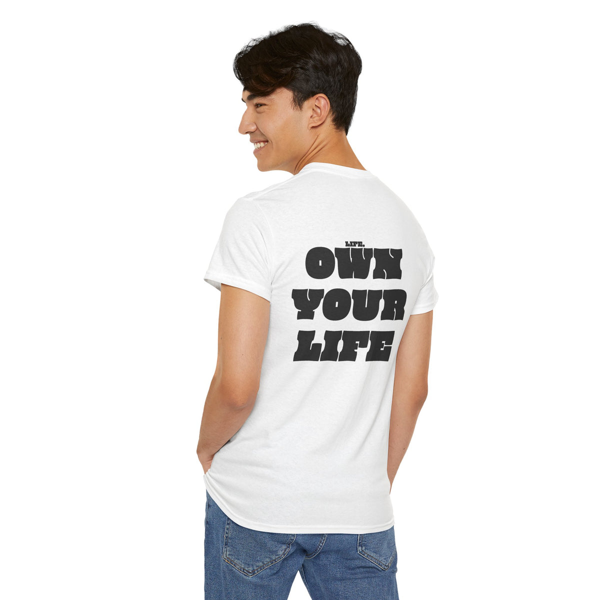 Heavy Cotton T-Shirt "OWN YOUR LIFE"