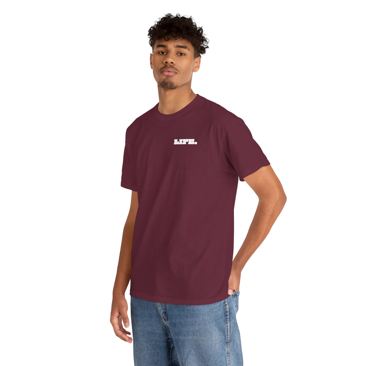 Heavy Cotton T-Shirt "OWN YOUR LIFE"