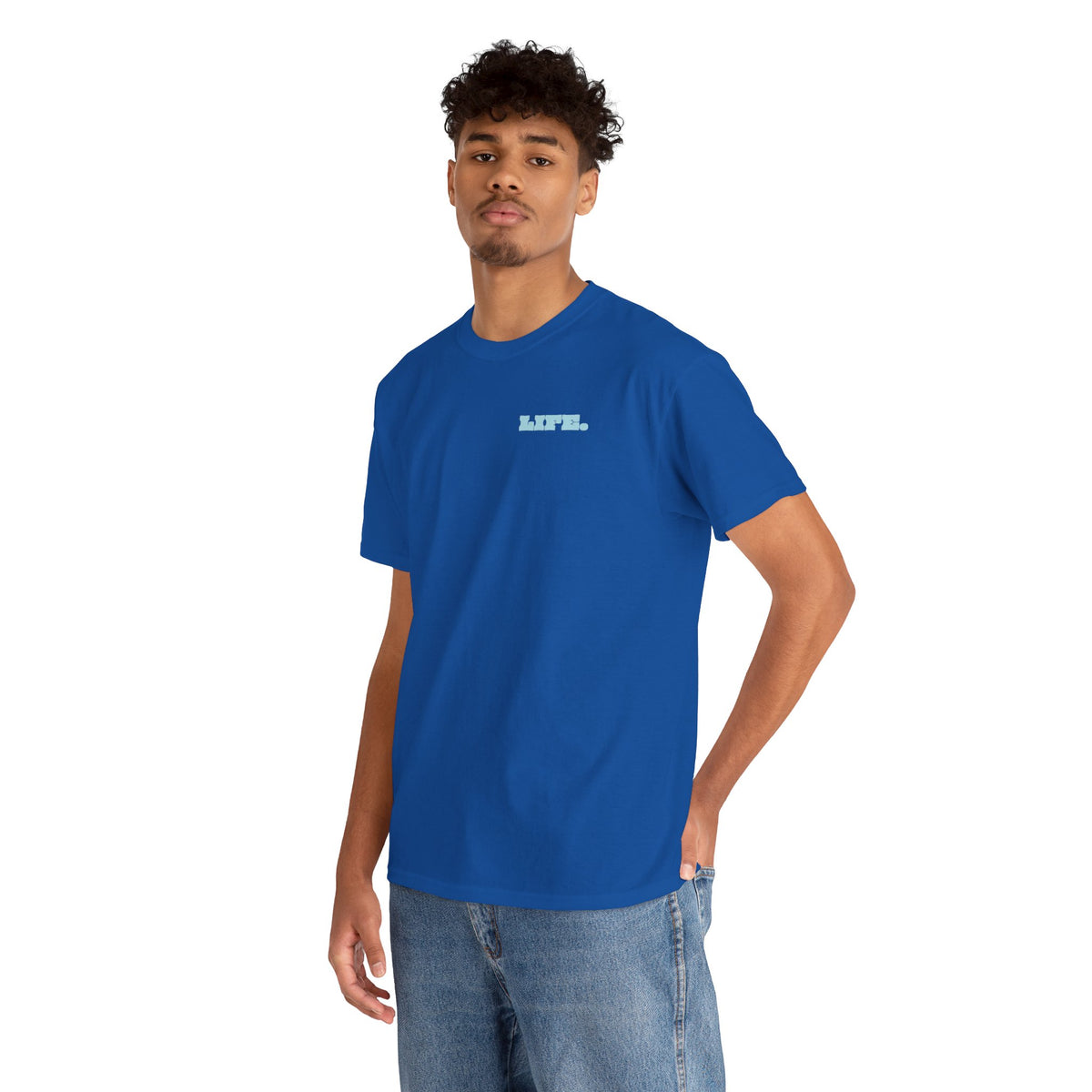 Heavy Cotton T-Shirt "OWN YOUR LIFE"